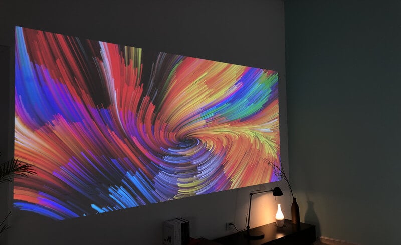 Smarter Surfaces Ambient Light Rejecting Projector Screen Paint 48ft² |  Interactive HD 4K Projections Improve Images Reflected in Brighter Rooms 