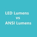 LED lumens VS ANSI lumens