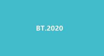 What is BT.2020?
