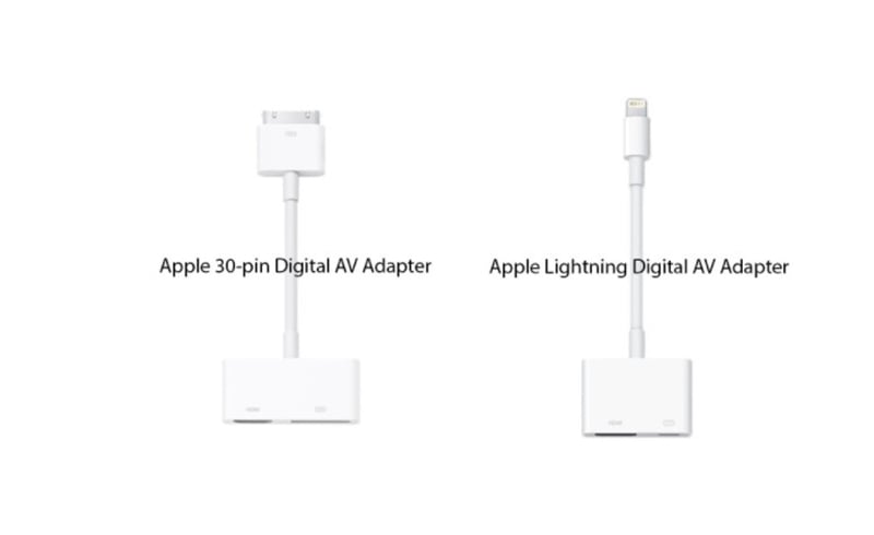 AAXA P8 to an iPhone or an iPad via  Apple Lightning AV/HDMI adapter