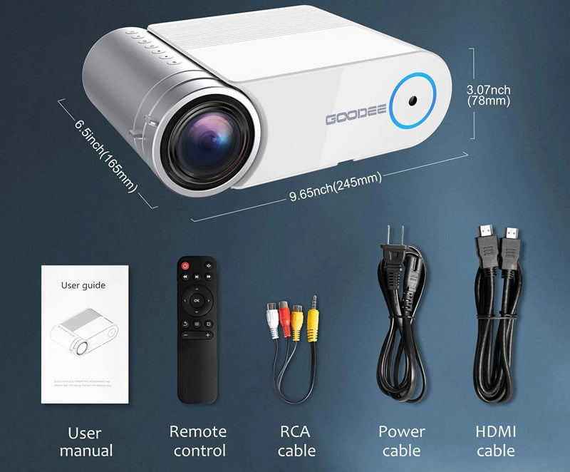 GooDee YG420 Projector Review: Cost-efficient LED Projector