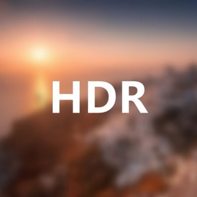 HDR function in projector