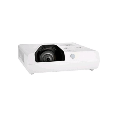 is a 3LCD projector with resolution of XGA(1024x768) and 3800 lumens. It adopts 3LCD projection technology, using three 3 x 0.63 inch chips, with a light source of UHE lamp, lamp lifetime is 5000 hours under normal mode. The contrast ratio is 16000:1, image size is 50-100 inches,
