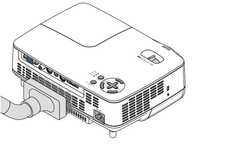NEC NP64 Projector cabinet