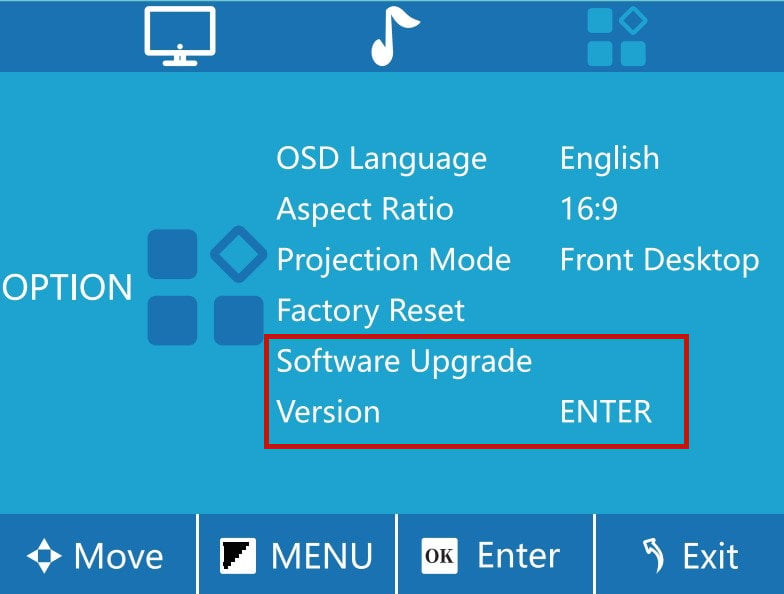 TMY Projector Software Upgrade Guide and Instruction