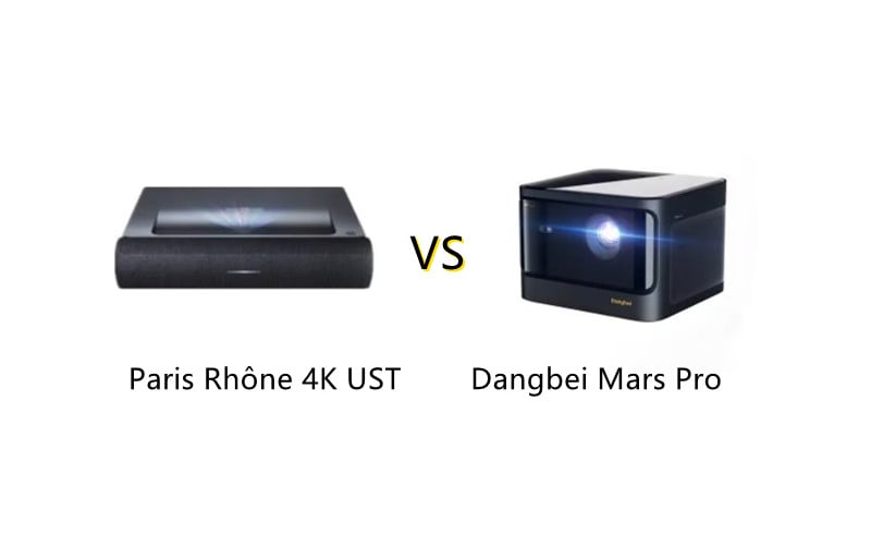 Paris Rhône 4K UST Laser Projector vs Dangbei Mars Pro