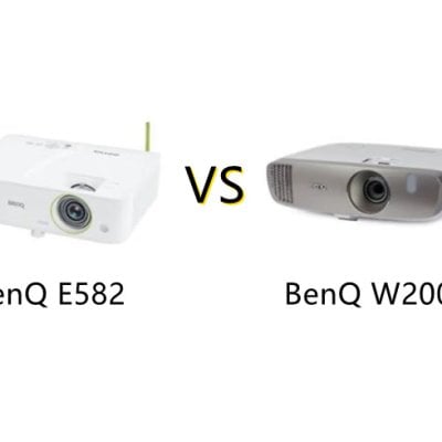 BenQ E582 vs BenQ W2000