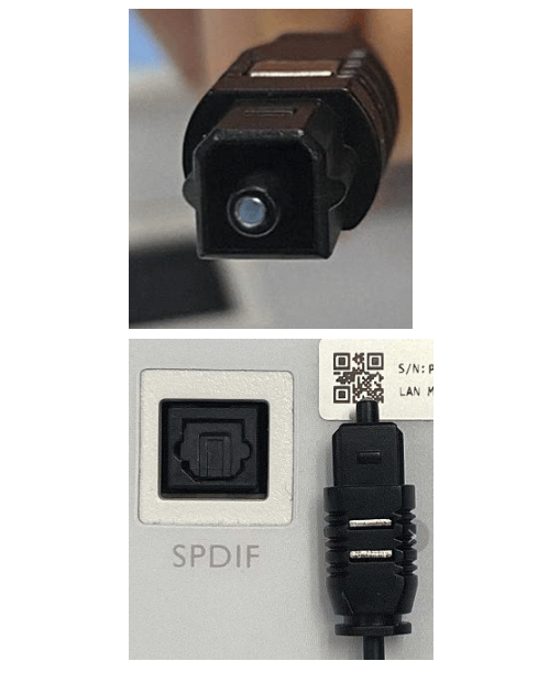 How do I plug the SPDIF audio cable into the SPDIF connector?