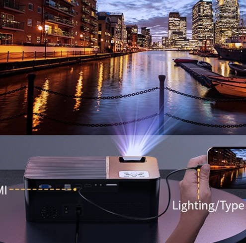 How to Connect Phone to Crenova Projector