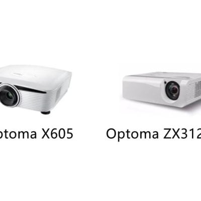 Optoma X605 vs Optoma ZX312ST