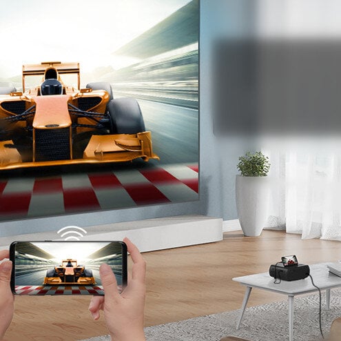 How to Connect Jimveo Projector to iPhone