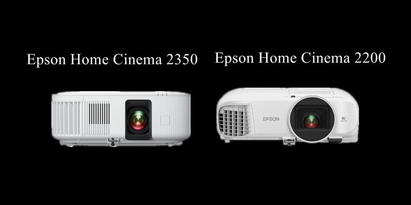 Epson Home Cinema 2350 vs 2200