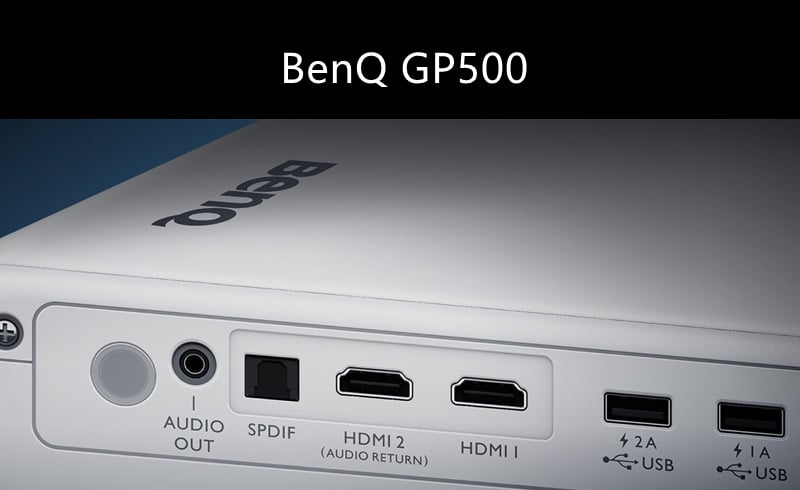 BenQ GP500 interface