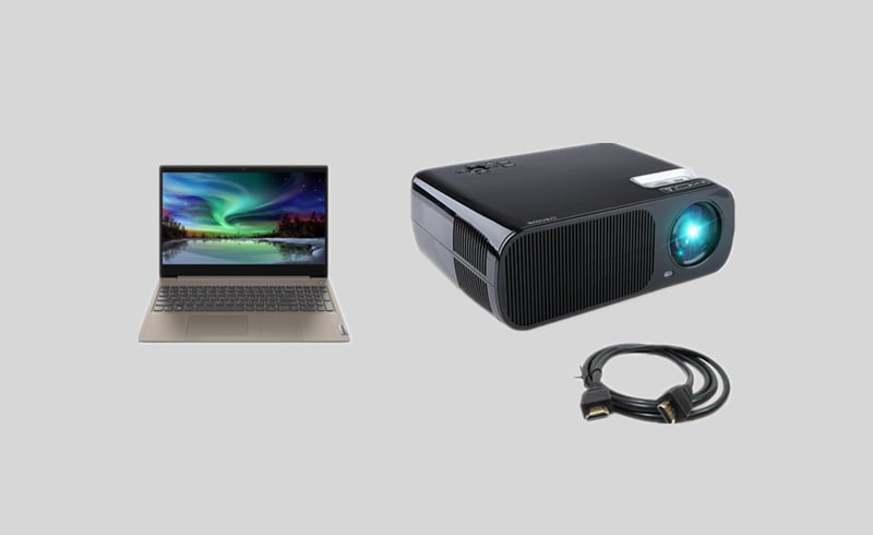 How to Connect Crenova Projector to Laptop
