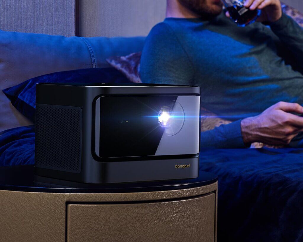  Dangbei Mars 1080p Full HD Projector, 2100 ISO Lumens Movie  Projector, Native Licensed Netflix, Dual 10W Dolby Audio Speakers, Auto  Focus, Auto Keystone Correction, Screen Fit, Obstacle Avoidance :  Electronics