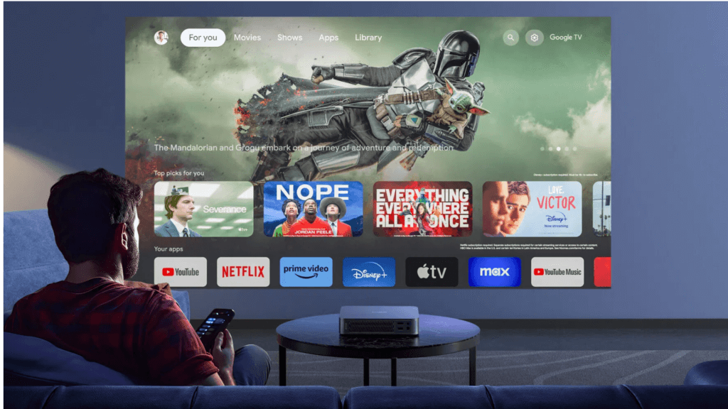 google tv of projectors