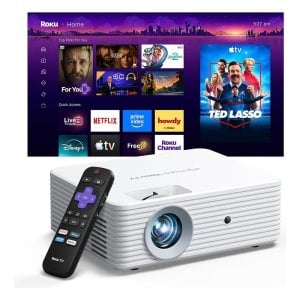 ELEPHAS Roku TV Smart Projector