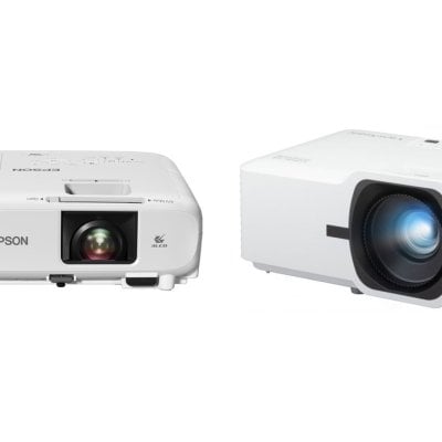 Epson PowerLite 119W and ViewSonic LS740HD business projectors