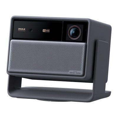 XGIMI HORIZON 30 Pro triple-laser 4K projector on its gimbal stand